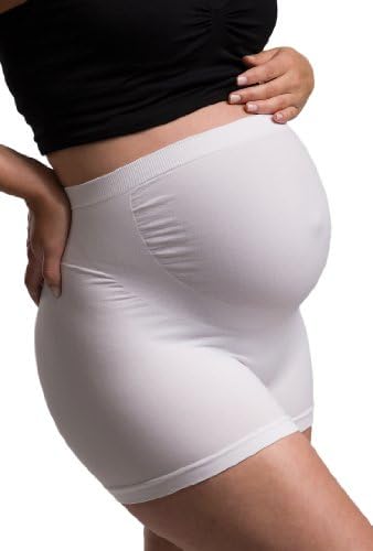 Amon Maternity Women's Beattitude Skivvies, Medium, White