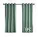MYSKY HOME Solid Grommet top Thermal Insulated Window Blackout Curtains, 52 x 63 Inch, Teal, 1 Panel