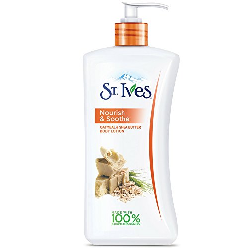 St. Ives Nourish & Soothe, Oatmeal & Shea Butter Body Lotion 21 oz (Pack of 3)