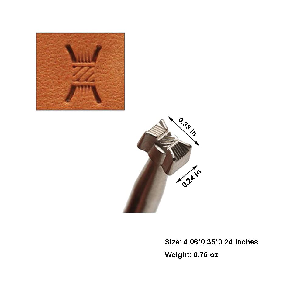 Leather Stamps,2 Pack Professional Leather Stamping Tools for Craft Working