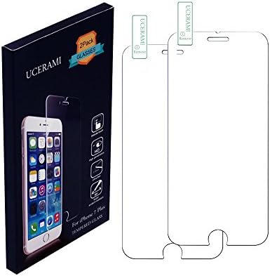 iPhone 7 Plus Screen Protector, Ucerami iPhone 7 Plus Tempered Glass Screen Protector for Apple iPhone 7 Plus (2-Pack)