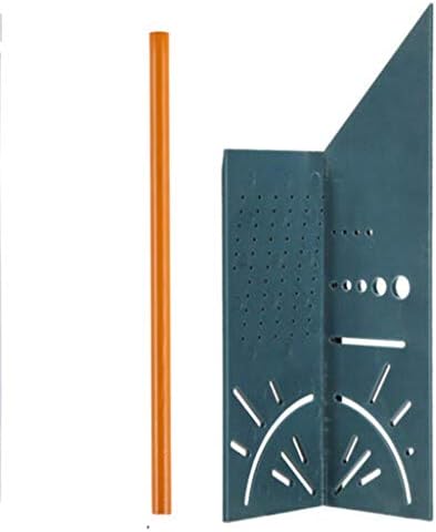 Scriber Woodworking 3D Mitre Angle Measuring Square Size Measure Tool Gauge Tool Duplicator Edge Shaping Wood Measure Ruler Carpenters Measuring & Layout Tools (One Size, Measure Tool+Pencil)