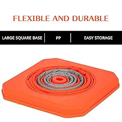 4 Pack 28 inch Collapsible Traffic Cones with LED