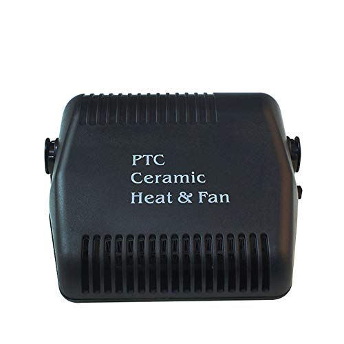 Shentesel 12V Winter Car Vehicle Fan Heater Warmer Windshield Defroster Demister Portable - Black