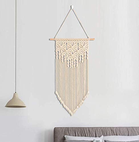Ossier Macrame Wall Hanging Woven Boho Chic Wall Decor, Wall Hanging Decor for Apartment, Dorm Room, Party Decorations, Home Decoration, 16\