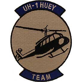 UH-1 HUEY Helicopter Patch 3"