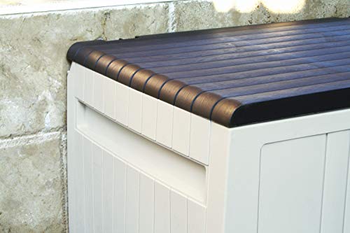 XXL Kissenbox/Auflagenbox Leonardo in Creme-Weiß mit 270 Liter Nutzvolumen- robust, abwaschbar und einfach im Aufbau – Bild 3