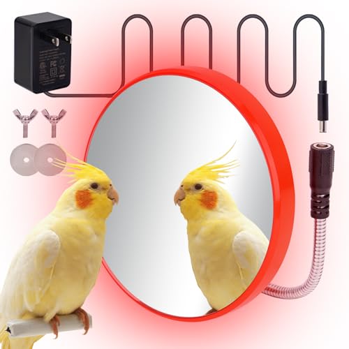 KHEARPSL Bird Heater with Mirror