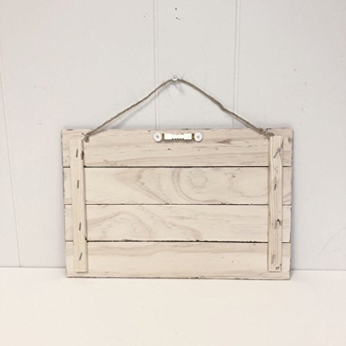 Artblox Personalized Rustic Garden Wood Sign Garden Decor - Vintage Custom Name and Established Year, Premium Pine Wood Farmhouse Style Wooden Wall Art Country Pallet Plaque 13x9 - White