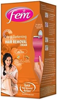 Dabur Fem Anti-Darkening Sandal Hair Removal Cream 25 gm Pack of 2