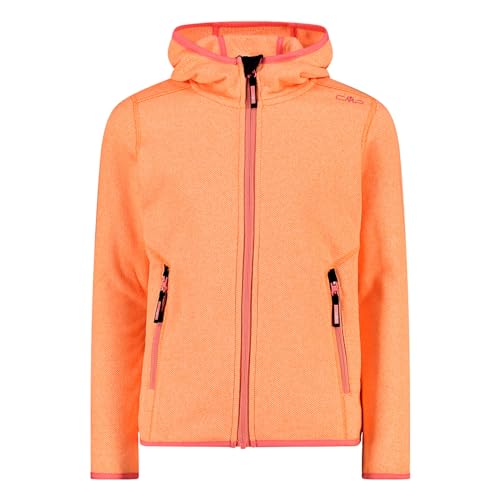 CMP - Veste Kid G à capuche fixe, Melon-Pêche-Blanc, 92