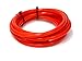 HPS HTSVH10-REDx5 Red 5' Length High Temperature Silicone Vacuum Tubing Hose (40 psi Maxium Pressure, 10mm ID)