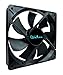 APEVIA CF214S-BK 140mm 4pin Molex & 3pin Motherboard Black Silent Case Fan (2-pk)