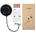 Mugig Mic Pop Filter, Professional Microphone Pop Filter Mask Shield For Blue Yeti and Any Other Microphone, Dual-Layer Wind Pop Screen with Flexible 360° Stabilizing Arm with Clamp, 6-inch