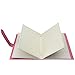 Yerwal Earrings Book, Portable Earrings Ear Studs Organizer Book, Pu Leather Travel Earrings Display Storage Case Holder, Capable to Hold 42 Pairs of Earrings (Pink)