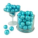 Color It Candy Shimmer Powder Blue 1 inch Gumballs