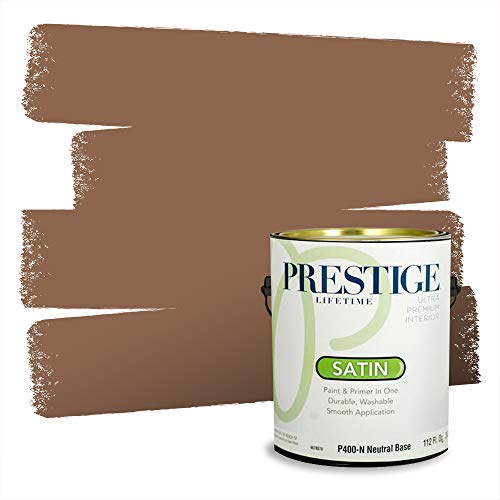 PRESTIGE Paints Interior Paint and Primer In One, 1-Gallon, Satin, Comparable M…