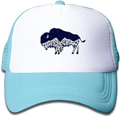 My Bison Mountain Logo Kid's Best\r\n Sun Hats Mesh Caps