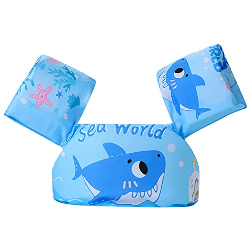 GGEROU Toddler Swim Vest，Kids Water Wings Arm Floaties for 30-50 Pounds,Infant Safety Swim Aid Jumper Inflatable,Swim Arm Bands,Float Sleeves Swimming Armbands for Sea/Pool/Beach/Training