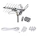 LAVA HD2605 Outdoor HD TV Antenna Remote Controlled Rotation Long Range 4K TV Installation Kit primary