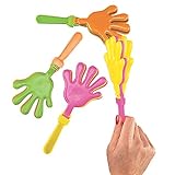 Plastic Hand Clappers, pack of 12