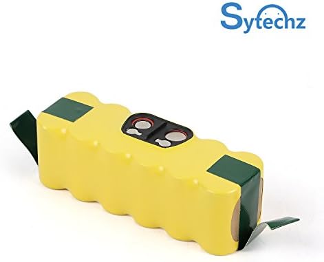 14.4V Roomba 3.5Ah Battery for iRobot Roomba R3 500, 600, 700, 800&amp;900 Series 500 530 560 550 595 600 650 620 630 700 760 770 780 800 870 880 900 980 Ni-MH Sytechz Replacement Battery