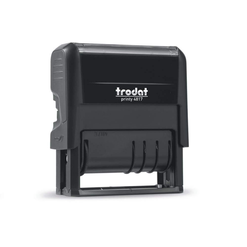 Trodat 4817 Dial-A-Word Dater, Black, 75x30x92mm