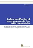 Surface modification of superparamagnetic iron