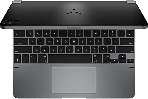 Brydge 11.0 Pro+ Wireless Keyboard with Trackpad | Compatible with iPad Pro 11-inch (1st, 2nd & 3rd Gen) | Native Multi-Touch Trackpad | Backlit Keys | (Space Gray)