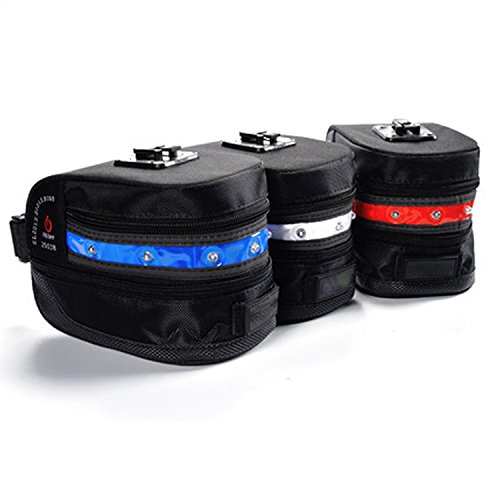 image for 3 Modes LED Bike Saddle Bag/Bike Seat Bag/Seat Packs,ViMall Super Cool