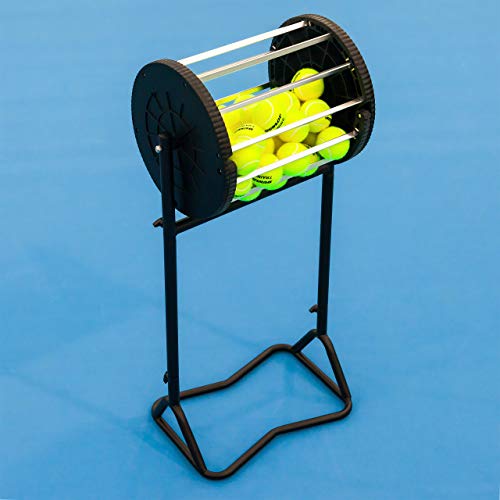 Vermont Tennis Ball Roller Mower & Hopper - 85 Ball Capacity Pickup Hopper with Lockable Lid - Thumbnail 6
