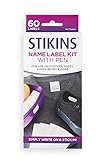 STIKINS™ Name Label Kit with Pen, 60x Plastic