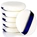 Teenitor 6 Pack Body Powder Puffs, Velour Soft Cushiony Loose Powder Puff With Ribbon Strap, 3.14'' Dia
