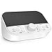 LATME White Noise Machine with 28 High Fidelity Non-Looping White and Fan Noise Sounds,Nature Sounds,Sleep Timer Portable Sound Therapy for Baby Kids Adults Home,Office Travel (White-Grey)