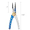 Aluminum-Fishing-Pliers-Hook-Removers-Fishing-Line-Cutters-with-Coiled-Lanyard-and-Belt-Holder-Sheath