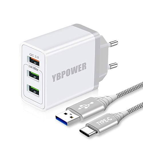 Caricabatterie Usb Multiplo Caricatore per Xiaomi Redmi Note 9S 9 10 Pro 8 8T 7 10S,Mi 10 11T Lite 5G/9T 11 A3,Samsung…