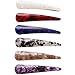 LONEEDY 6 Pack 3.3Inch Duck Teeth Bows Hair Clips Hair Grip Crocodile Accessories Hairpins Chic Styling Claw Hair Barrettes Makeover Pinch Clip - Classic
