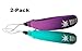 WAPAG Waterproof Camera Float Strap Universal Floating Wristband Buoyancy Belt for GoPro/Panasonic/Nikon COOLPIX/Canon PowerShot/Fujifilm FinePix/Waterproof Bag/Cell Phone - 2 Pack Turquoise Purple