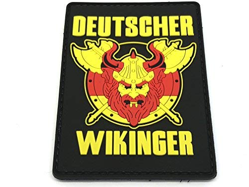 Deutscher Wikinger German Viking Paintball Airsoft PVC Morale Patch