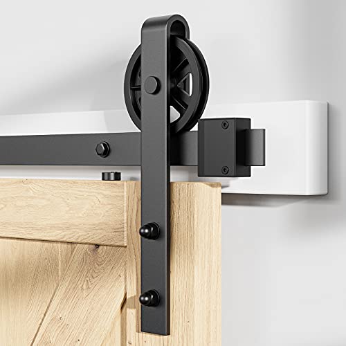 HomLxaLx Sliding Barn Door Hardware Rollers, Barn Door Hangers Only