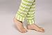 VENTELAN Women Long Sleeve Panda Print Round Neck Pajamas Set Striped Sleepwear A-Green Panda M (USA Size:8-10)