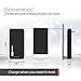 Dual USB Portable Charger - 8,000mAh External Battery Pack - Ultra Slim and Light with Built-in AC Plug and Micro USB Cable - Charges iPhone, Android and More - Pocket Juice by Tzumi