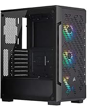 Corsair iCUE 220T RGB Airflow Tempered Glass Mid-Tower Smart Case - Black (CC-9011173-WW)