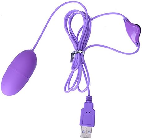 Insunte(TM) Adjustable Speed Mini Bullet Vi bra tor, USB Se x Toys for Women Powerful Vi bra ting Love Egg Cli toris Stimu lator Ero tic Toys[purple]