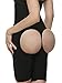 Ekouaer Body Shaper Womens Butt Lifter Control Panty Hi-Waist Thigh Slimmer Black, XS