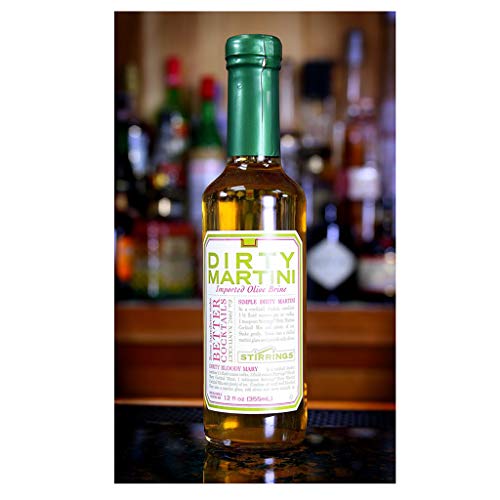 Stirrings All Natural Dirty Martini Cocktail Mixer - 12 ounce bottle | Pack of (1) - Thumbnail 3