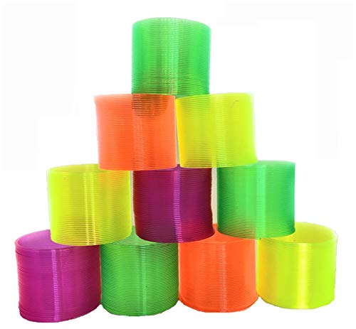 O.B Toys&Gift Colorful Magic Coil Spring Toy , Spring Party Favor & Goody Bag Filler for Kids (48 Pack)
