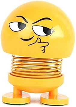 Cute Spring Emoji Shaking Head Dolls Smiley Face Dancing Nodding Toy