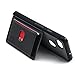 Dockem Card Case for Google Pixel 2 XL - Kickstand Flap with Synthetic Leather and Slim TPU Bumper Wallet Case with Textured Twill Canvas Styling, Elastic Slot for Multiple Cards