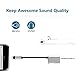 Adapter for iPhone 10/X,iPhone 8/8 Plus/7/7+ Headphones Adapter,Wofalodata Lightning Headphone Audio Charge Lightning Splitter Compatible for iOS 10.3(Silver)